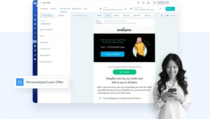 lending tree personalized loan offer