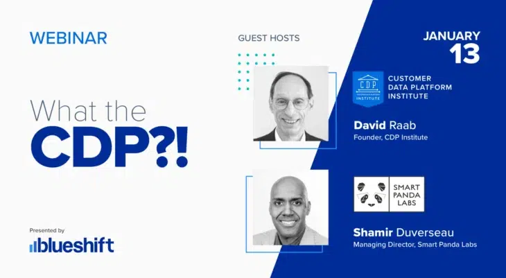 What the CDP webinar event