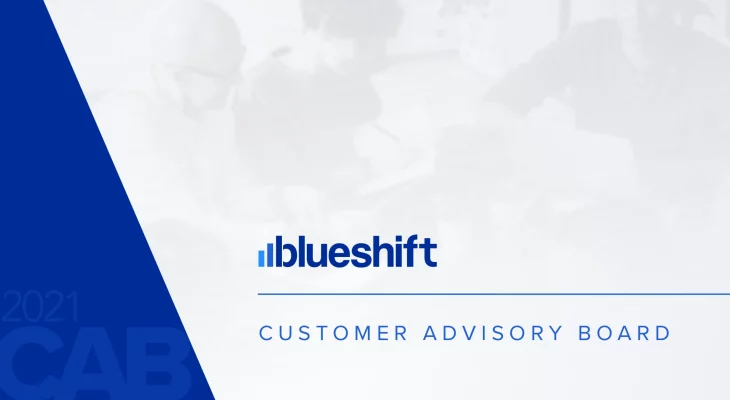 Blueshift Customer Advisory Board graphic