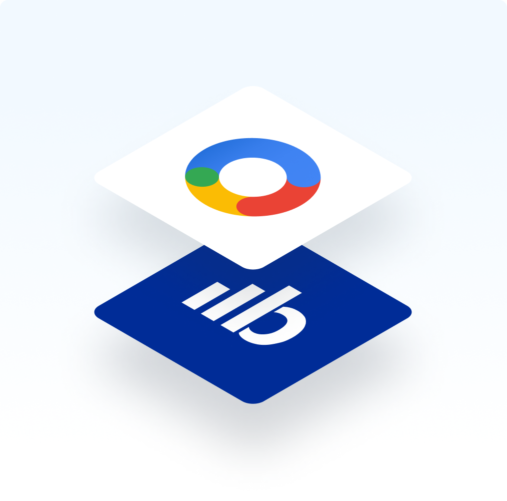 Google Marketing Platform and Blueshift logos
