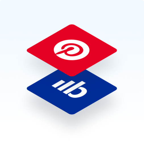 Pinterest and Blueshift logos