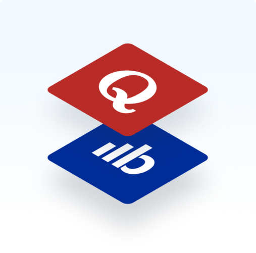 Quora and Blueshift icons stacked