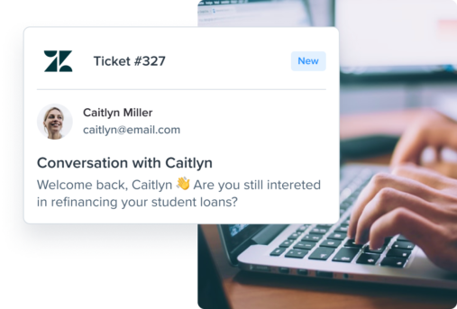 Direct Mail Chat example