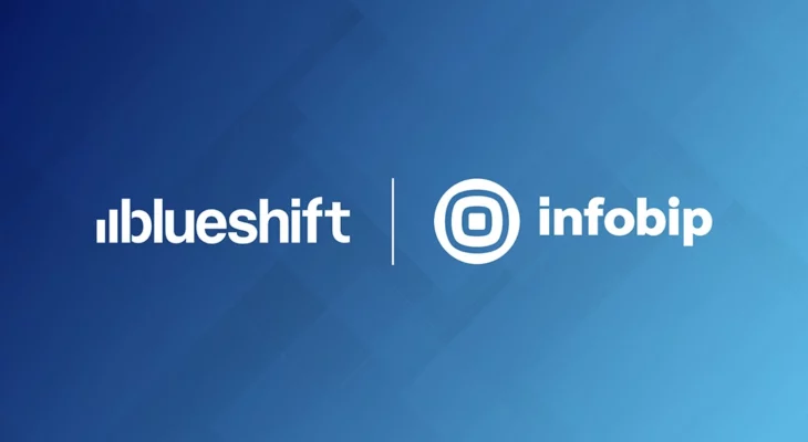 Infobip and Blueshift logos