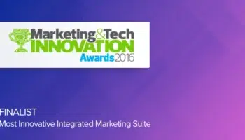 Marketing and tech innovation awards 2016 for most innovative integrating marketing suite