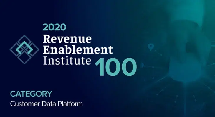 Blueshift Scores Top 100 Revenue Enablement Technologies of 2020 Award