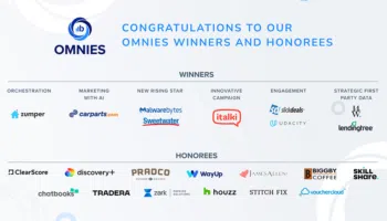 Blueshift Omnies 2022 winners and honorees