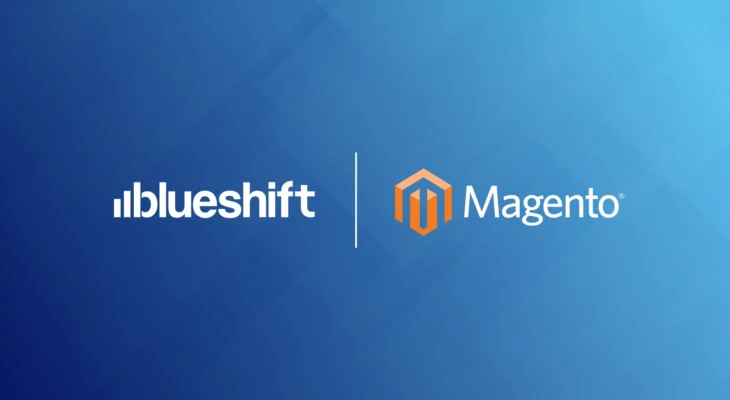 Blueshift and Magento logos