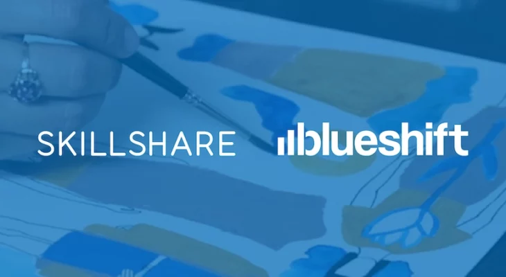 Skillshare and Blueshift logos