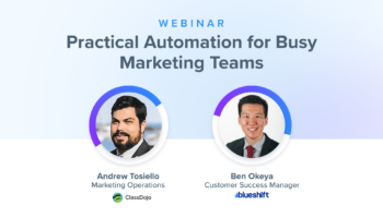 Marketing automation webinar speakers