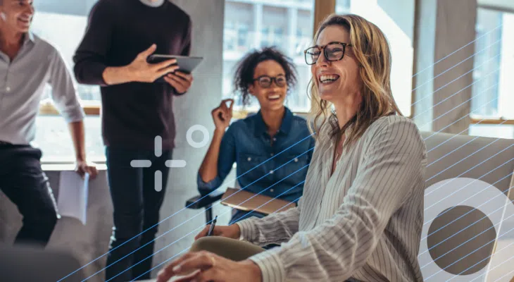 stock image of credit union marketers brainstorming on how to increase member engagement