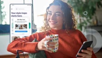 stock image of a consumer online shopping on her phone for a blog about 10 Ways to Reactivate Dormant Customers Ahead of Black Friday 2024