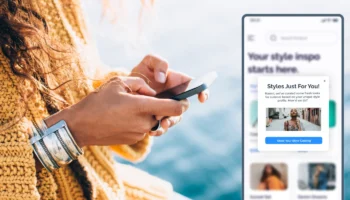 Live Content updates on a mobile device