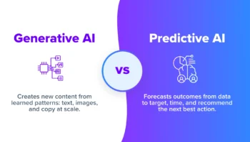 generative ai vs. predictive ai