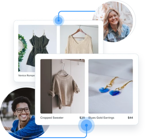 personalized experiences between two users